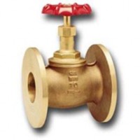 Bronze globe valve flanged